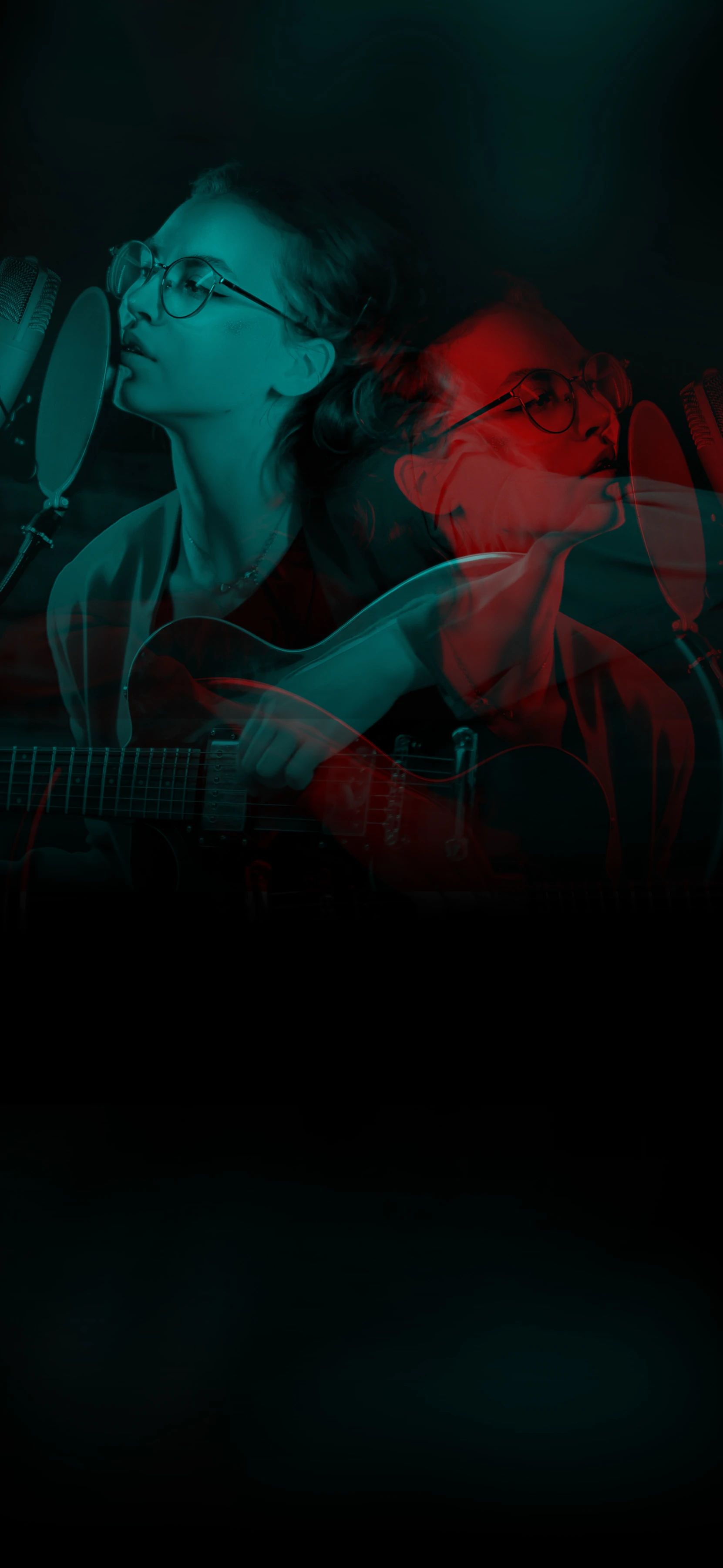 Mobile hero background