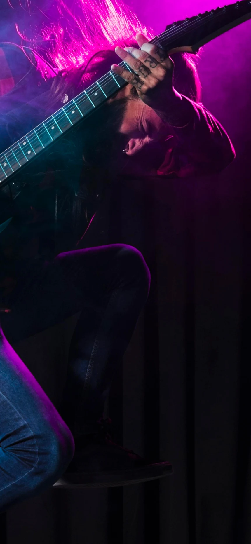 Mobile hero background
